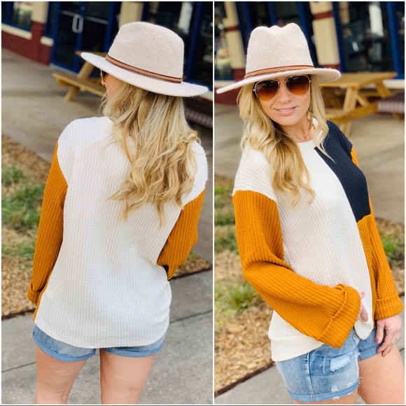 ✨LAST ONE✨NEW ATTITUDE COLOR BLOCK TOP - Picture 6 of 7